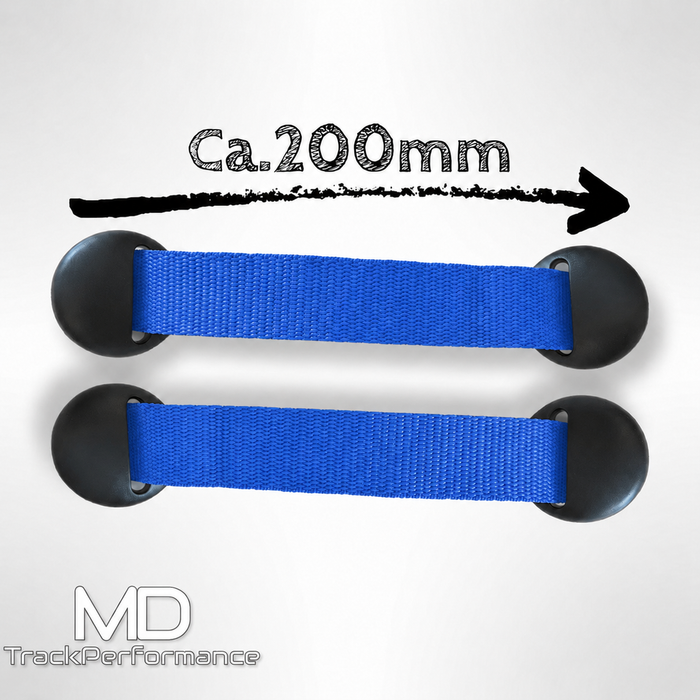 2x maniglie per porte, cerniere per porte con coperture, cinghie per porte, diversi colori, 200 mm