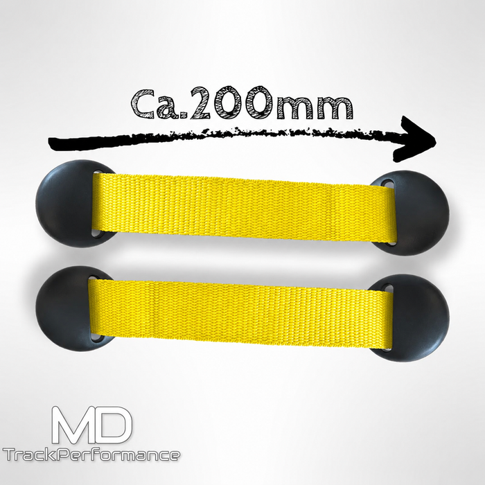2x maniglie per porte, cerniere per porte con coperture, cinghie per porte, diversi colori, 200 mm