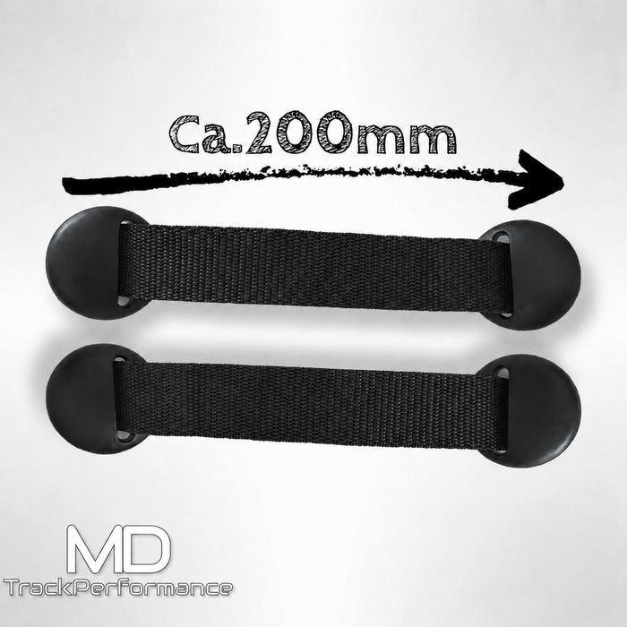 2x maniglie per porte, cerniere per porte con coperture, cinghie per porte, diversi colori, 200 mm